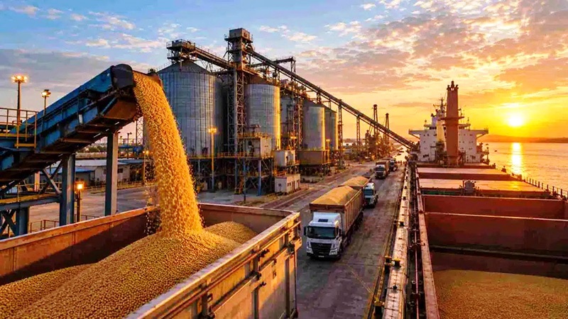 Exportaciones del agro | Argentina marca un récord y supera las 80,7 Mt hasta el mes de agosto